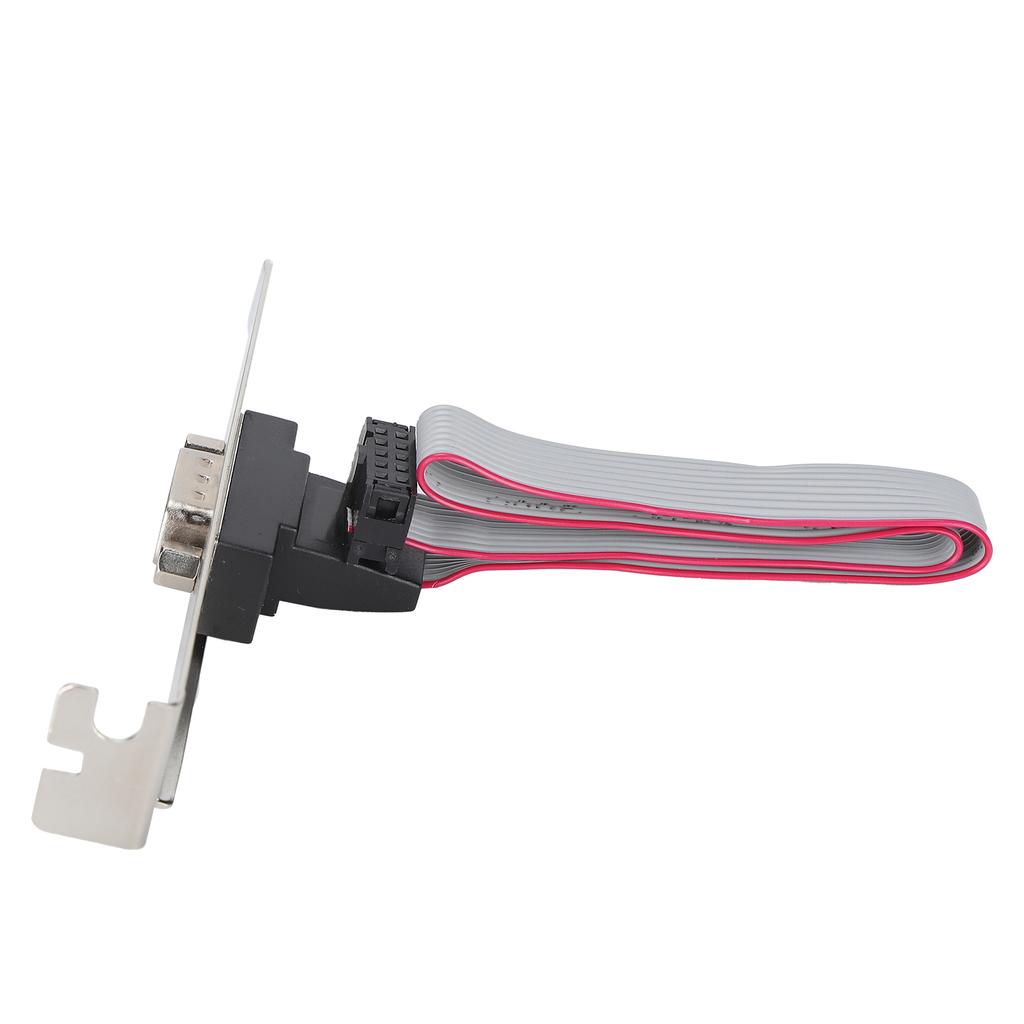 Serial Port Adapter Baffle Stable Good Compatibility 9‑pin Connector Serial Port Header for Adding A 9‑pin COM Port