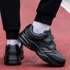 Męskie Regulowane Rzepy Skórzane Trampki Codzienne Buty Sportowe Białe Trampki Masculino Zapatillas Deportivas Tenis