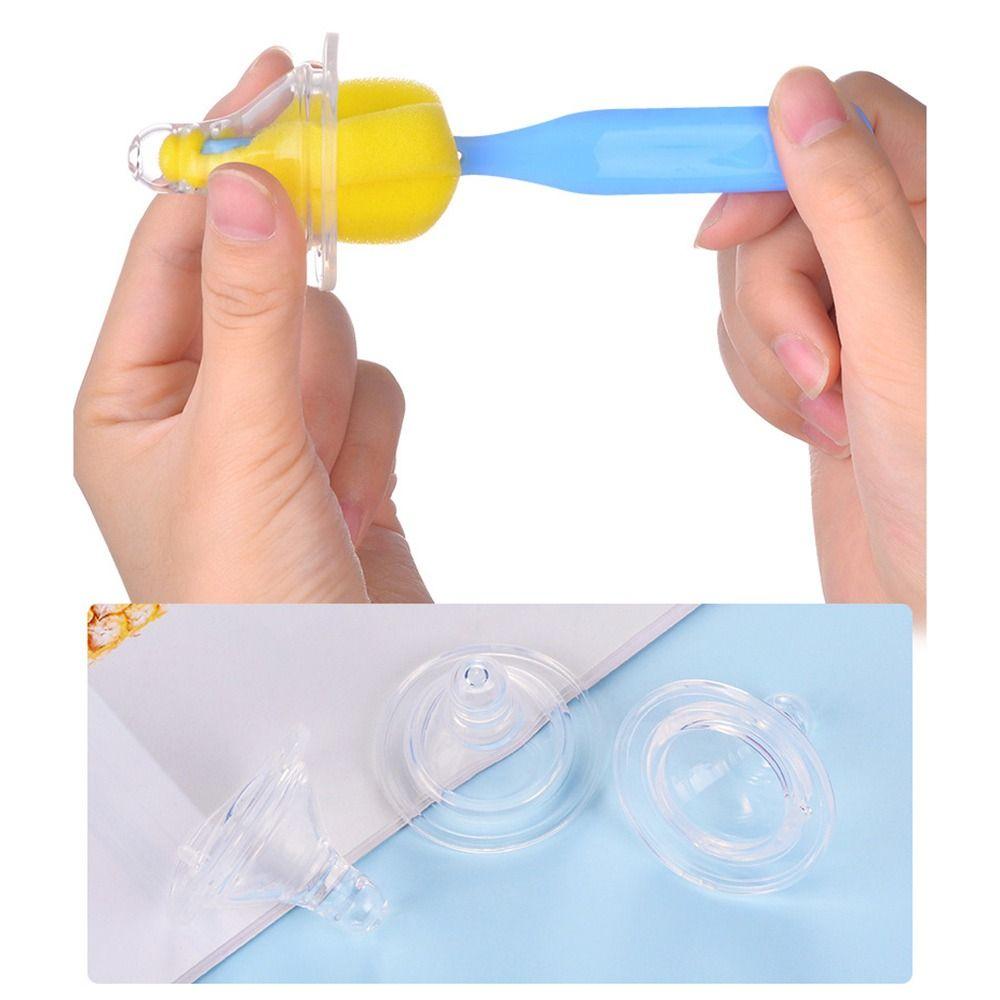 360 Degree Nipple Pacifier Brush Handheld Cup Glass Cleaner Baby Bottle Cleaner