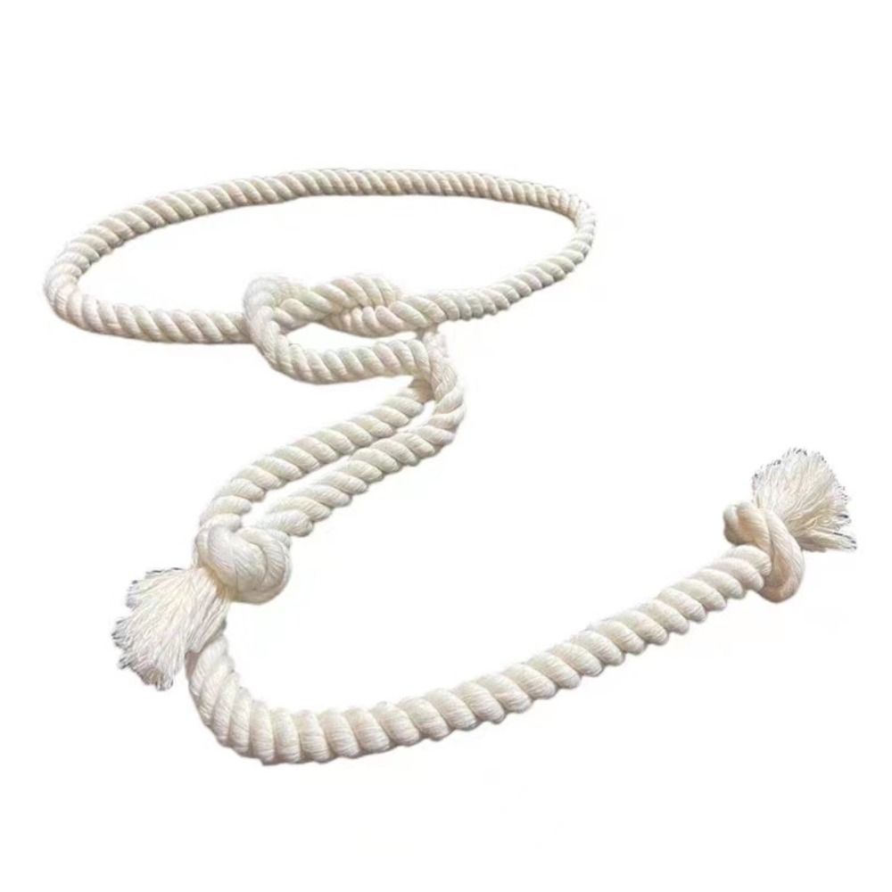 Luxury Design Thick Rope Belt Versatile Waist Belt Fashion Waist Strap