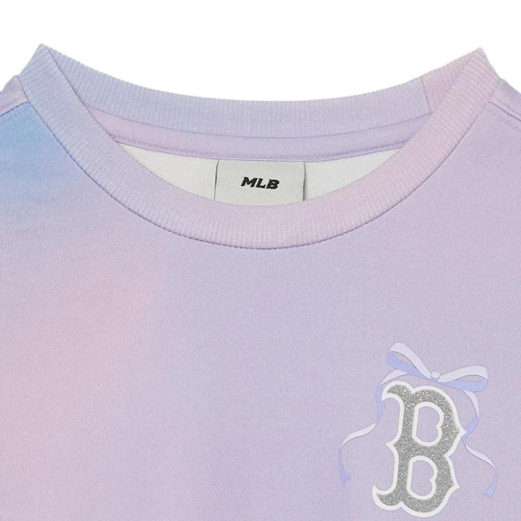 New MLB Sweatshirt Boston Red Sox Purple Kids' 7FMTL0231-43LDL