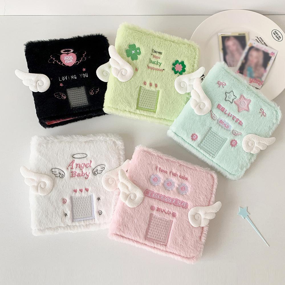 Beautiful Little Angel Loose Leaf Album, A7 Plush 3-inch Polaroid Storage Album, Star Idol Small Card Album, Colorful