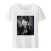 French Singer Mylene Farmer Poster Y2k T-shirts Woman Clothes Character Printed T-shirt Creativ