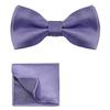 Polyester Pocket Square Set Collar Wedding Accessory Set Corsage Set Bow Tie Set  Banquet