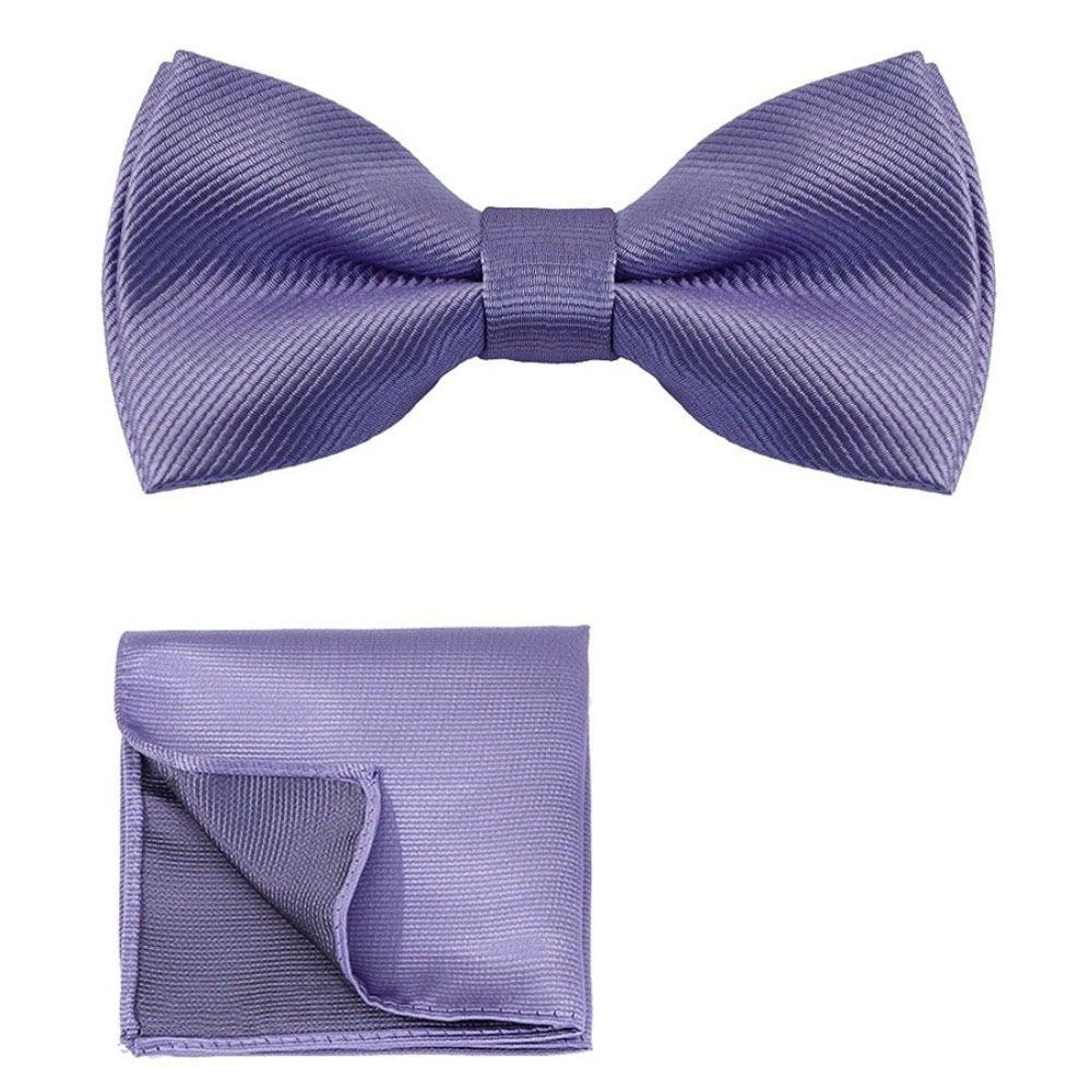 Polyester Pocket Square Set Collar Wedding Accessory Set Corsage Set Bow Tie Set Banquet