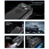 Bike Car Starting Device Jump Starters Digital Tire Inflator, with LED Light for Unexpected Low Tire Pressure Situations