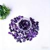 Amethyst Raw Stone Polished Gravel50-100GNatural Crystal Landscaping Decorative StoneDIYAquarium Decoration Materials