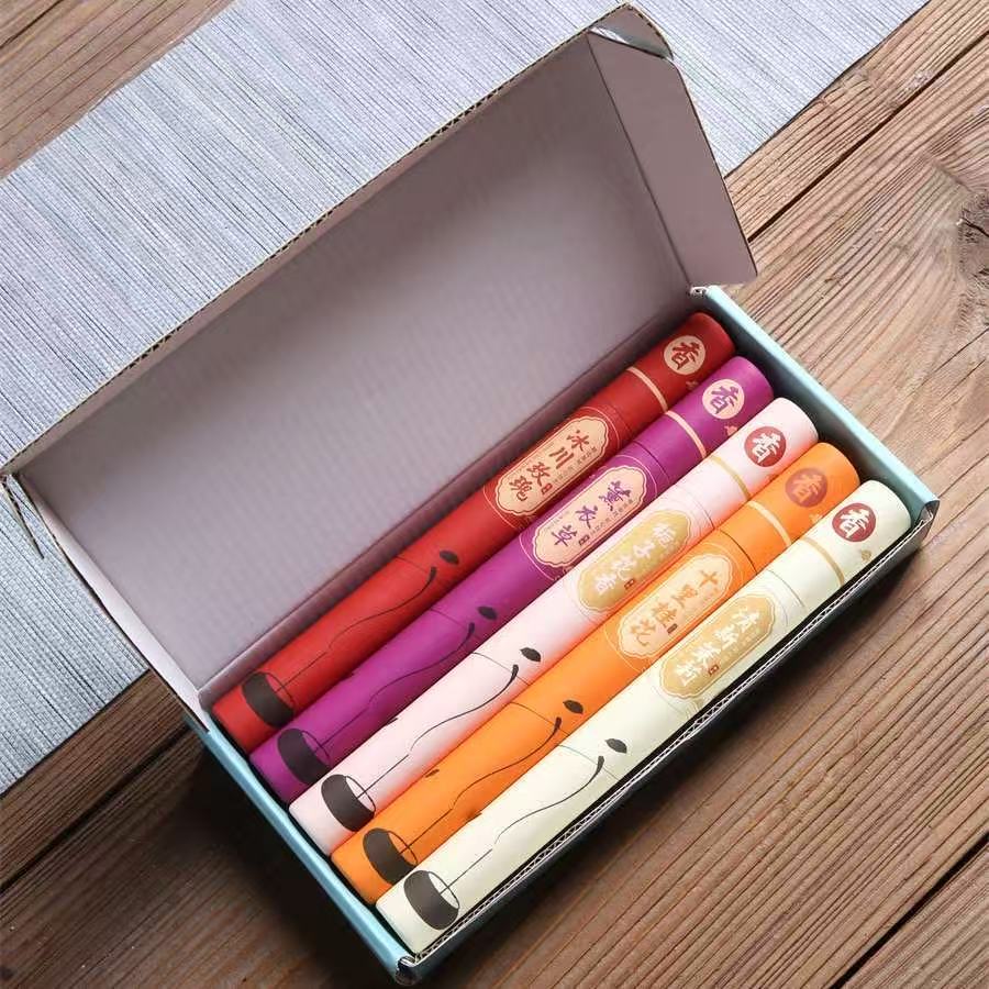 

Благовония Роза и Жасмин Палочки Эфирное масло Розы Эфирное масло Жасмина Ручной работы Ботанические Благовония Палочки Долгого Горения floral 5pcs