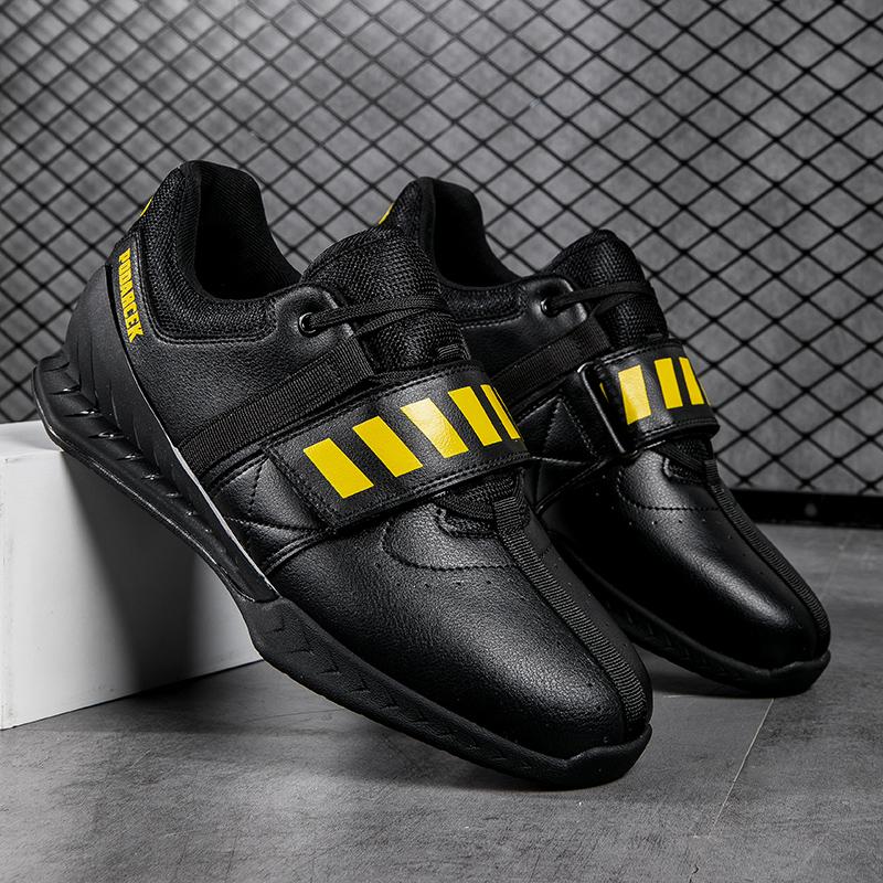 Men Weightlifting Shoes for Heavy Lifts Squats Powerlifting Durable Lifting Sneakers Big Size Quality