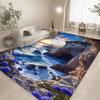 3D Ocean Seawater Beach Water Area Rug,Carpet Rug for Living Room Bedroom Sofa Doormat Decor,Kid Play Crawl Non-slip Floor Mat