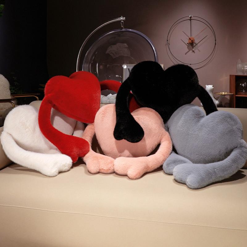 Sofa Red Love Cushion Plush Toys Home Decoration Valentine Day Kids Gift Doll