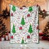 Candy Cane Star Xmas Full Print Throw Blanket,Warm Living Room,Lap Cover,Birthday Anniversary Home Casual Gathering Present