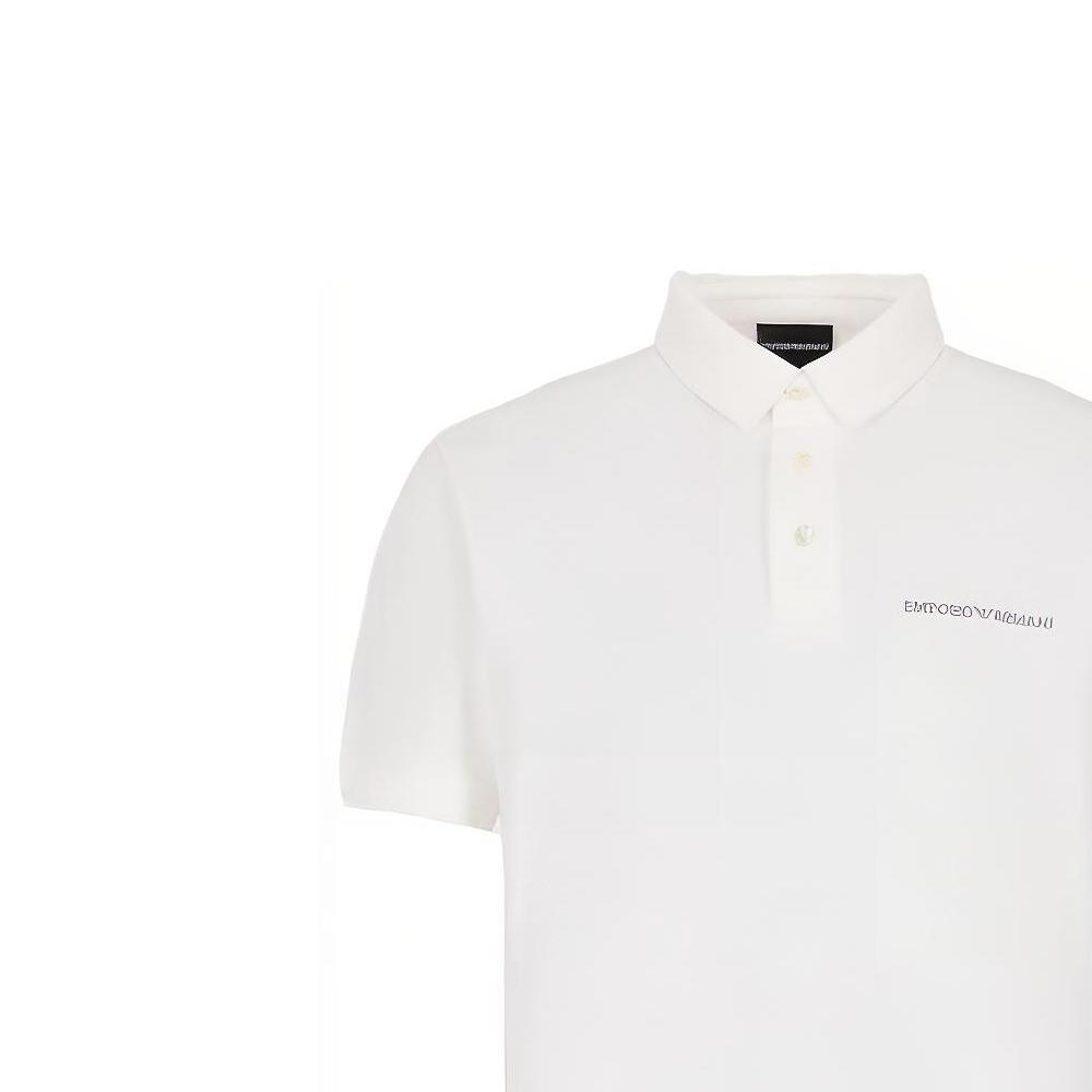 EMPORIO ARMANI Polo Shirt Men's White 3R1F74-1JCYZ-0101