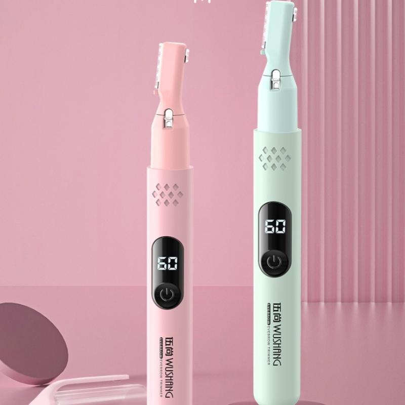 Electric Eyebrow Trimmer Razor Brow Shaping Portable Shaving With Duals Cutter Head Design Washable Hair Trimmer Razor Tools