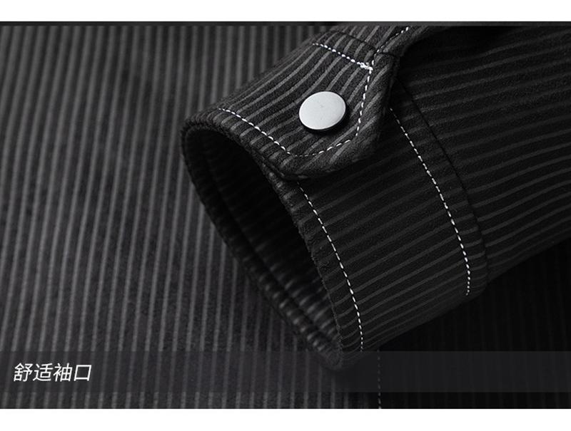 Classic workwear jacket men's fashionable workwear with imitation cashmere pit strips