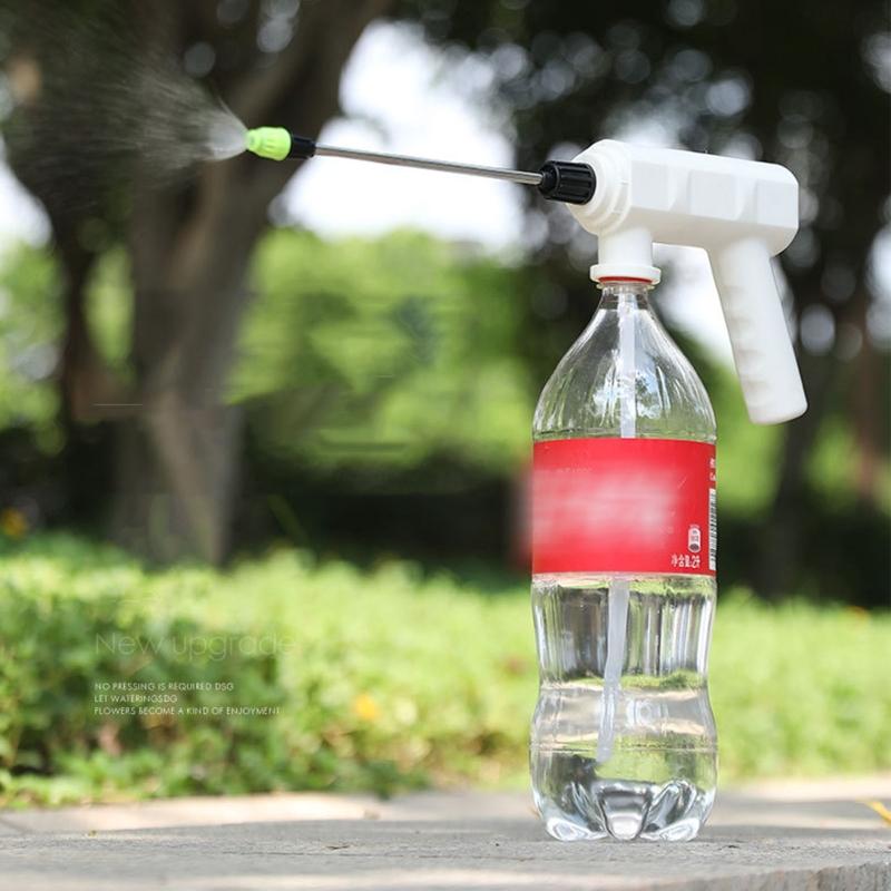 Elektrische Gießkanne Automatischer Pflanzensprüher mit verstellbarer Düse USB Aufladbares Desinfektionsgerät Sprinkler für den Garten