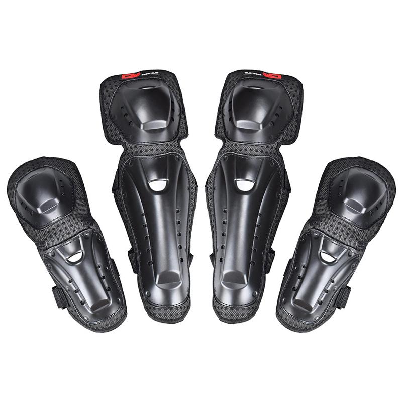 4pcs MTB Mountain Bike Knee Pads Riding Cycling Skating Ski Elbow Guard Motorcycle Motocross Protective Gear For Men Women