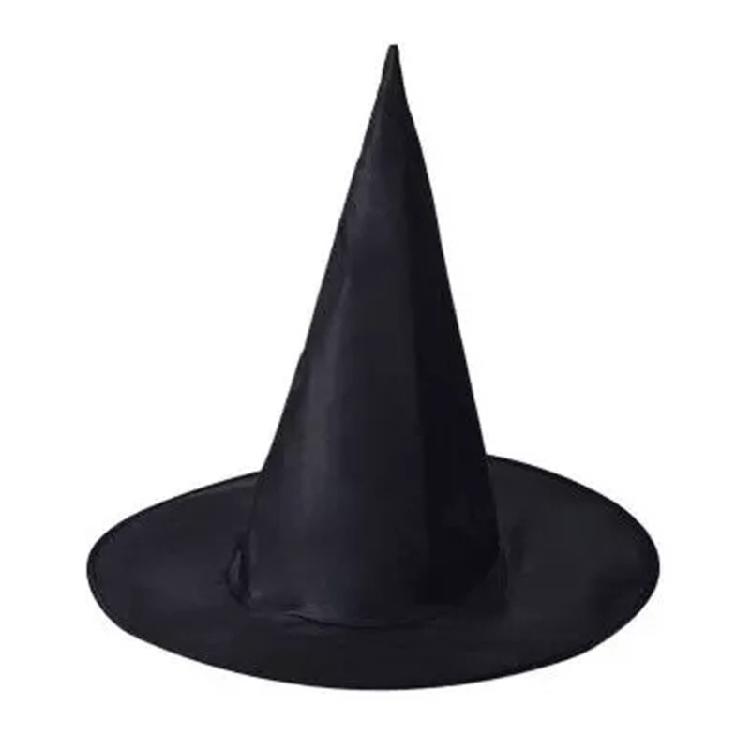 Forniture per Feste di Halloween Cappello Topper Nero da Donna Cappello a Cilindro con Punta Ornamento