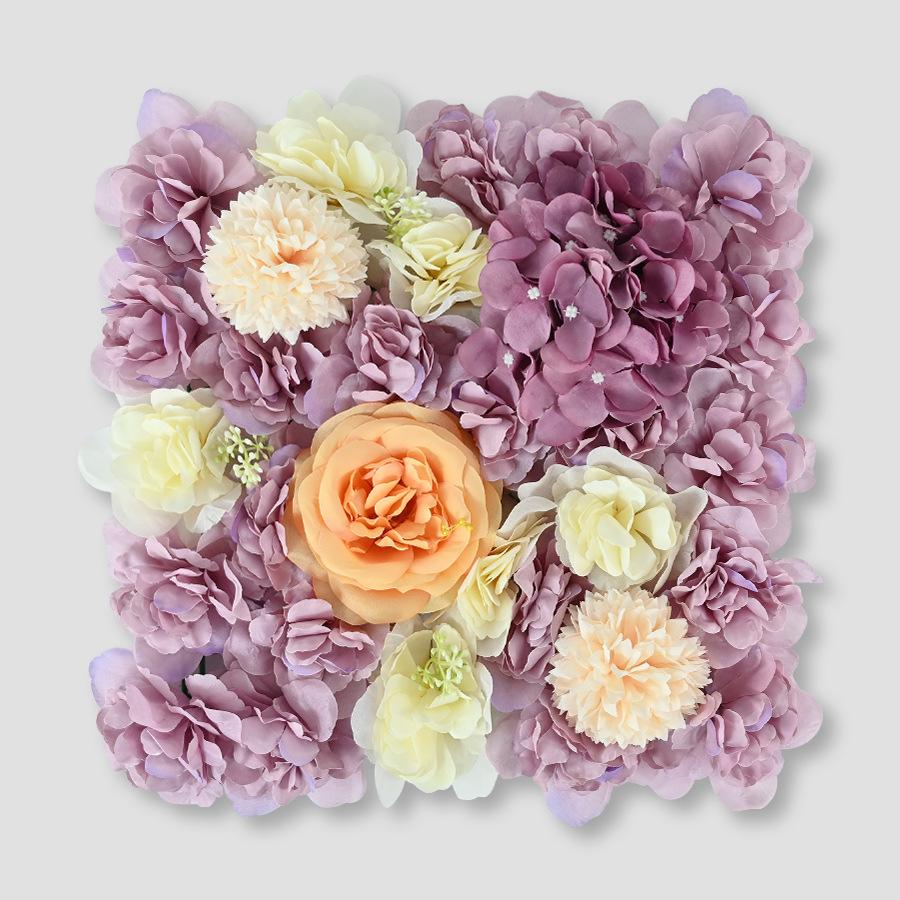 

Simulated Rose Wall, Peony, Daisy, Hydrangea, Wedding Background Wall, Holiday Event Fake Flower Wall темно-фіолетовий колір