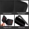 AZXL7 Car Sunglasses Holder Magnetic Leather Clip Ticket Holder For Alfa Romeo giulia stelvio giulietta 159 147 156 166 Car Accessorie