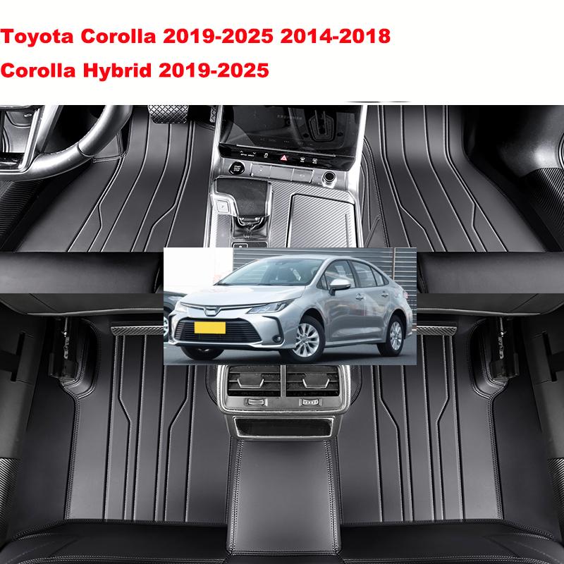 Customized Full Coverage Car Floor Mat for Toyota Corolla 2019-2025 2014-2018 Corolla Hybrid 2019-2025 Interior Accessories