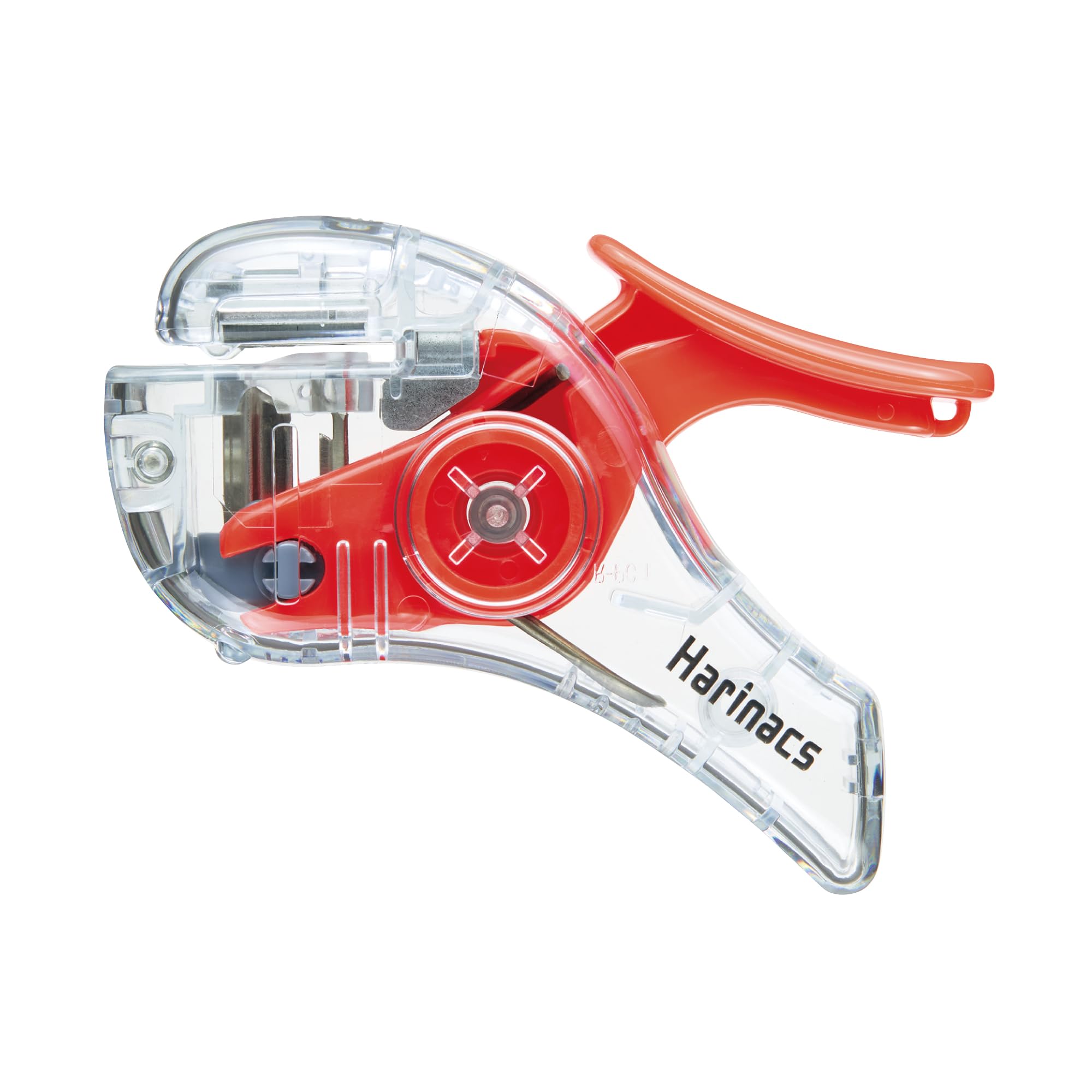 KOKUYO Stapleless HarinaX Compact Red Stapler, Stapler, Alpha™, SLN-MSH305TM-R