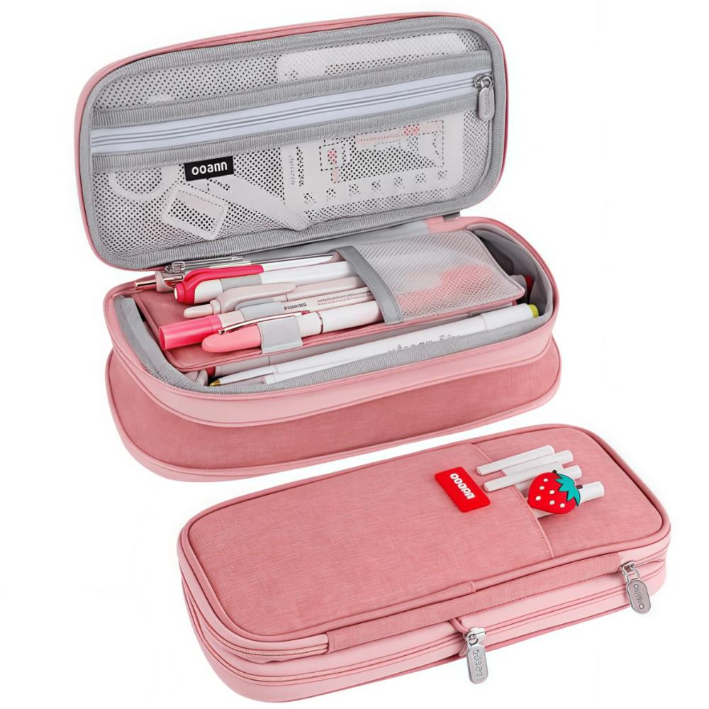 Multifunctional Stationery Bag Double-layer Stationery Organizer Fashion Pen Box  Gift