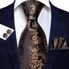 280 Styles Silk Mens Tie Pocket Square Hankerchief Cufflinks Wedding Set Prom