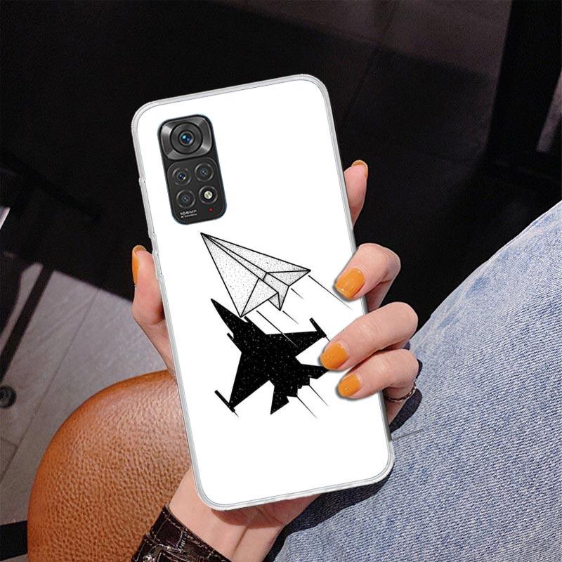 Paper Plane Airplane Fly Phnoe Case for Phnoe Case for Xiaomi Redmi Note 15 14 14S 13 Pro Plus 12 12S 11S 11E 10S 10 11T 5G Uniq