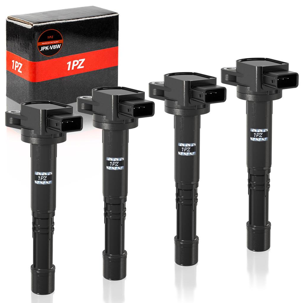 1PZ 4 Piece Ignition Coil Honda Step RG1 RG2 RG3 RF3 RF5 RF8 Edix BE3 BE4 Elysion RR1 RR2 Odyssey RB1 RB2 Car parts aftermarket repair compatible