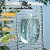 Auto Touch Activated Bird Waterer 250ml Corrosion Resistant Cage Attachment Water Dispenser for Low Waste Watering
