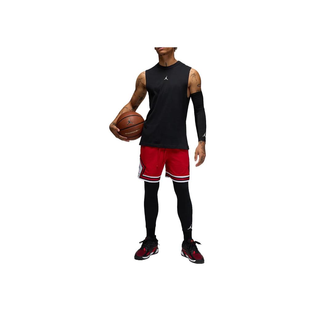 Jordan Sport Diamond Mesh Dri-Fit Shorts Red/Black/White Men Streetwear HF9910-687