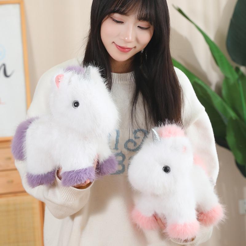 cute dreamworld unicorn plush Toy Cartoon Animal unicorn Pink Purple Plush Doll Home Decor Gift Kids