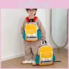 Cotton Kids Backpack With Expandable Capacity For Preschool School Use