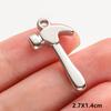 5pcs No Fade Tools Axe Wrench Sword Daily Supplies Charm Pendant For DIY Jewelry Making Accessories Keychain Earring Connectors