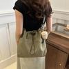 Crossbody Bag Nylon Shoulder Bag Korean Style Tote Bag Cute Drawstring Bucket Bag  Outdoor