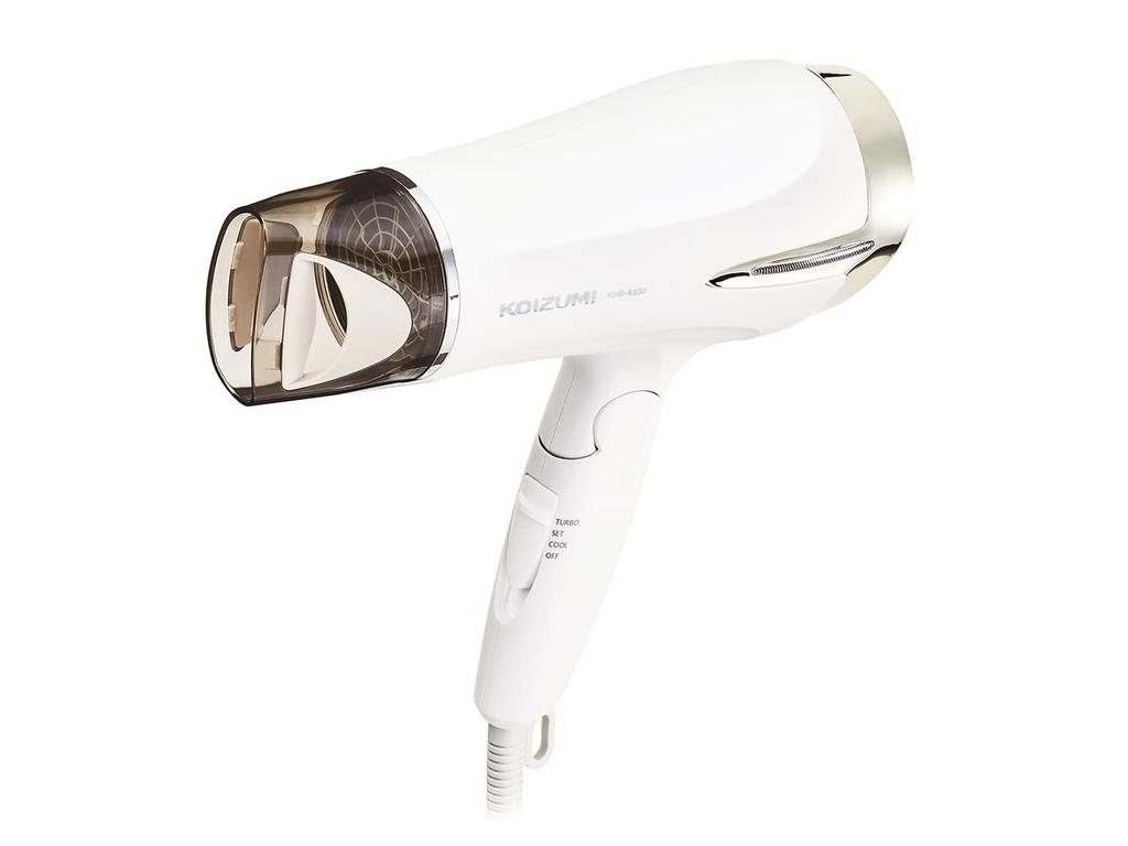 Koizumi Hair Dryer Large Air Volume Negative Ion Lightweight White KHD-9330/W