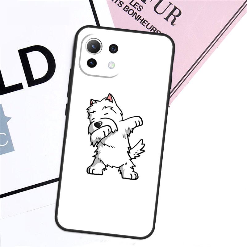 

Cartoon Westie Dog Case For Xiaomi 17 Pro Max 14 15 Ultra 13T 15T 14T Pro POCO X7 Pro X5 X6 F5 F6 F7 F8 Cover POCO X7 Pro