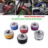 Car Modification Quick Release Steering Wheel Hub Adapter 6 Hole Snap Off Boss Kit Aluminium