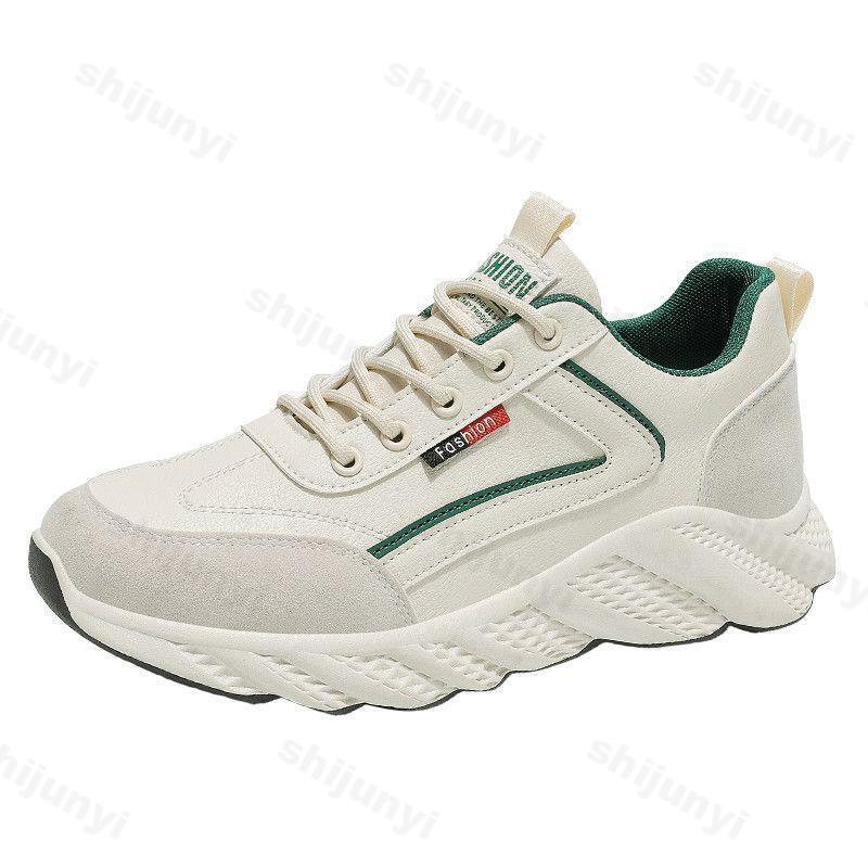 

Мода 2025 Осень Новые Нишевый Дизайн Повседневные Спортивные Кроссовки на Толстой Подошве для Мужчин Низкий Верх Удобные Модный Тренд Универсальные Массивные Кроссовки 39 бежевый