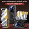 360° Rotating For Magnetic Holder Phone Case with HD/Anti-peep Screen Protector Case For Vivo X Fold6 Fold 6 Hinge Cover