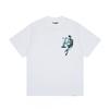 Mens Oversized Vintage Washed Cotton T-Shirt With Cartoon Animal Print Streetwear Loose Fit Short Sleeve Tee