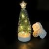 Mini Künstlicher Weihnachtsbaum Helles LED-Licht Bastelartikel Wohnzimmer Schlafsaal