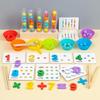 Cross-Border Digital Bead Matching Game - Educational Wooden Toy for Children