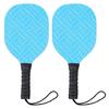 Wooden Paddles Set 2 Rackets Portable for Indoor Sports Outdoor -