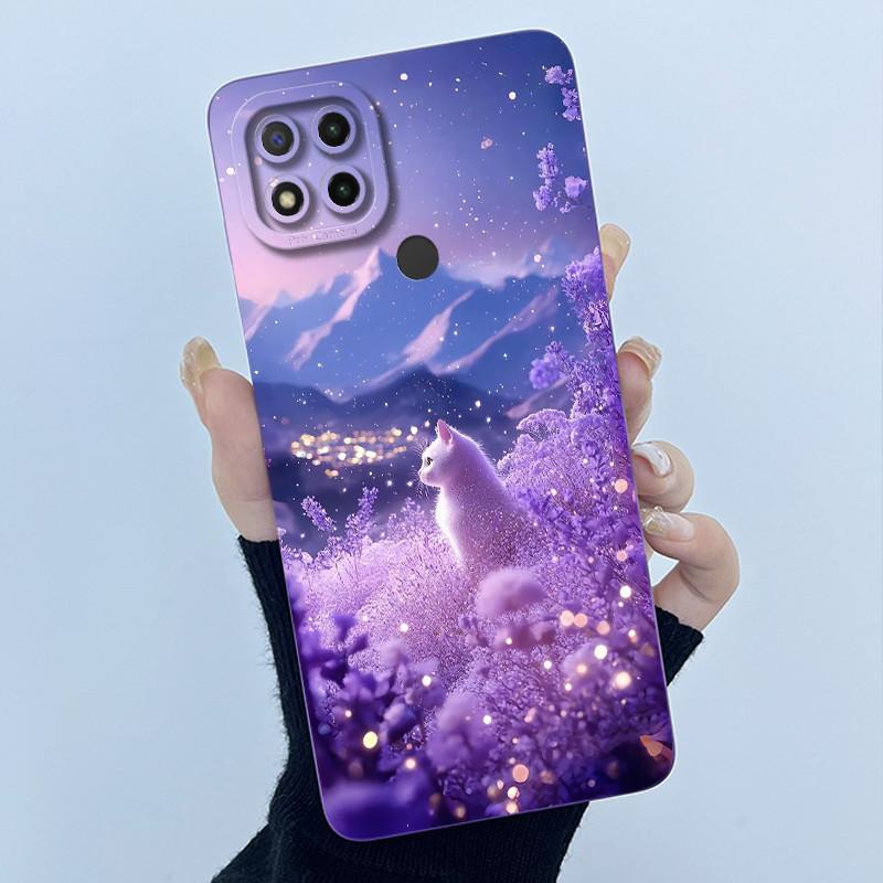 Fashion Simplicity Phone Case For Xiaomi Redmi 9C NFC Soft Liquid Silicone Fundas Redmi9C Redmi 9 C Camera Protection Cover Case