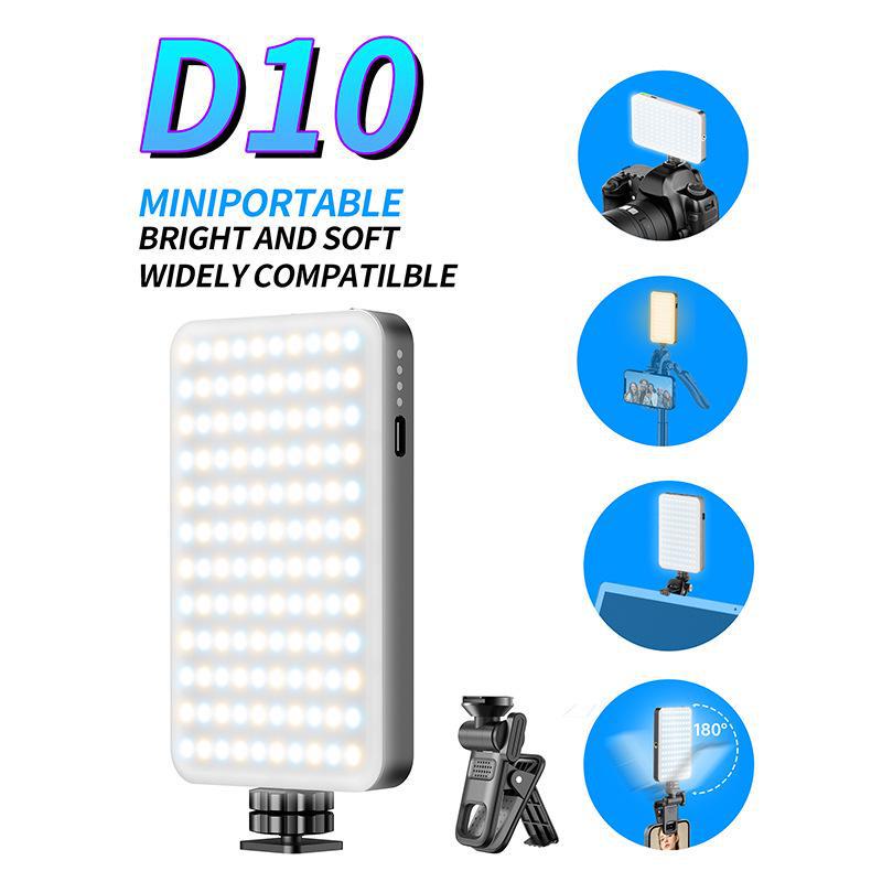 CYKE RGB Selfie Light with Cold Shoe for Photography