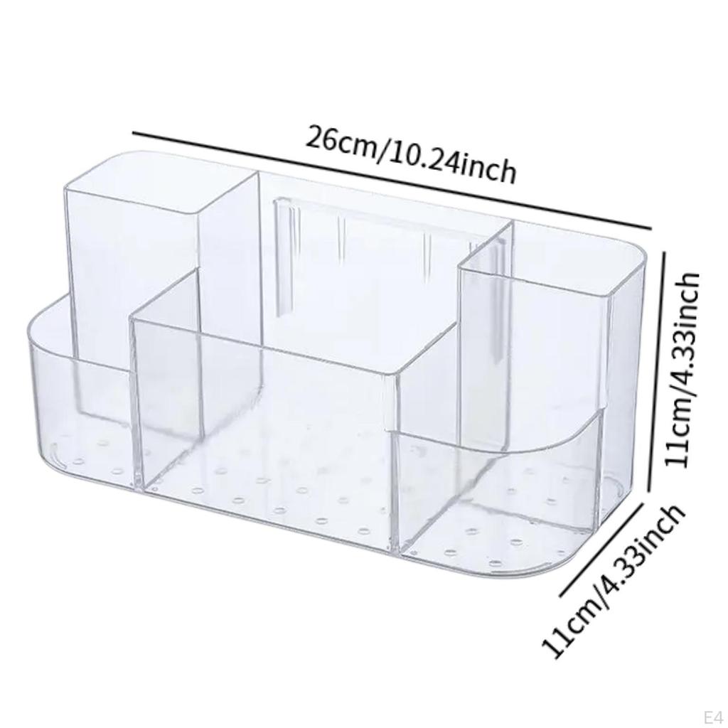 Wall Bathroom Shelf Cosmetic Display Case Lightweight No Makeup Tray Holder Organizer Storage Box