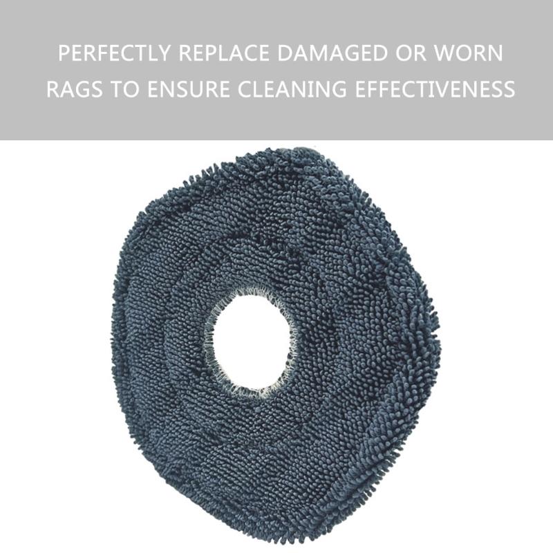 Robot Mop Cloth Attachments Washable Pad Washable Mopping Pad Floor Cleaning Pad Suitable for Efficient Floor Cleaning