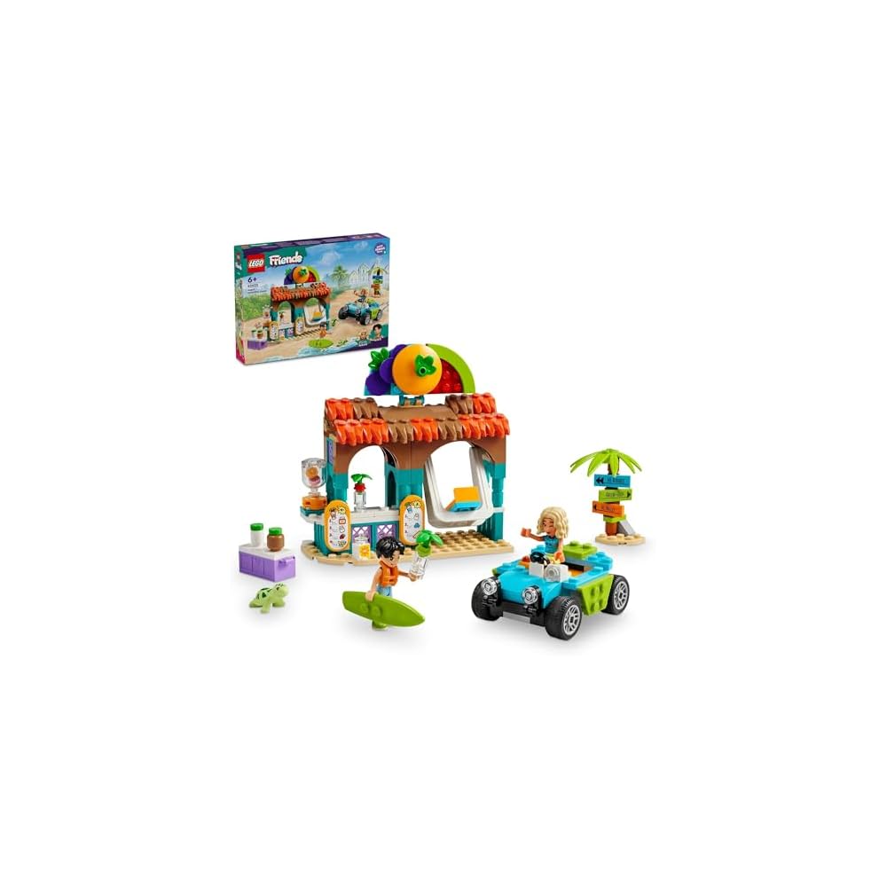 LEGO Friends Beach Drink Bar Toy Set for Kids Ages 6-9 Building Blocks Playset 42625
